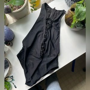 One Piece Black Swimsuit
